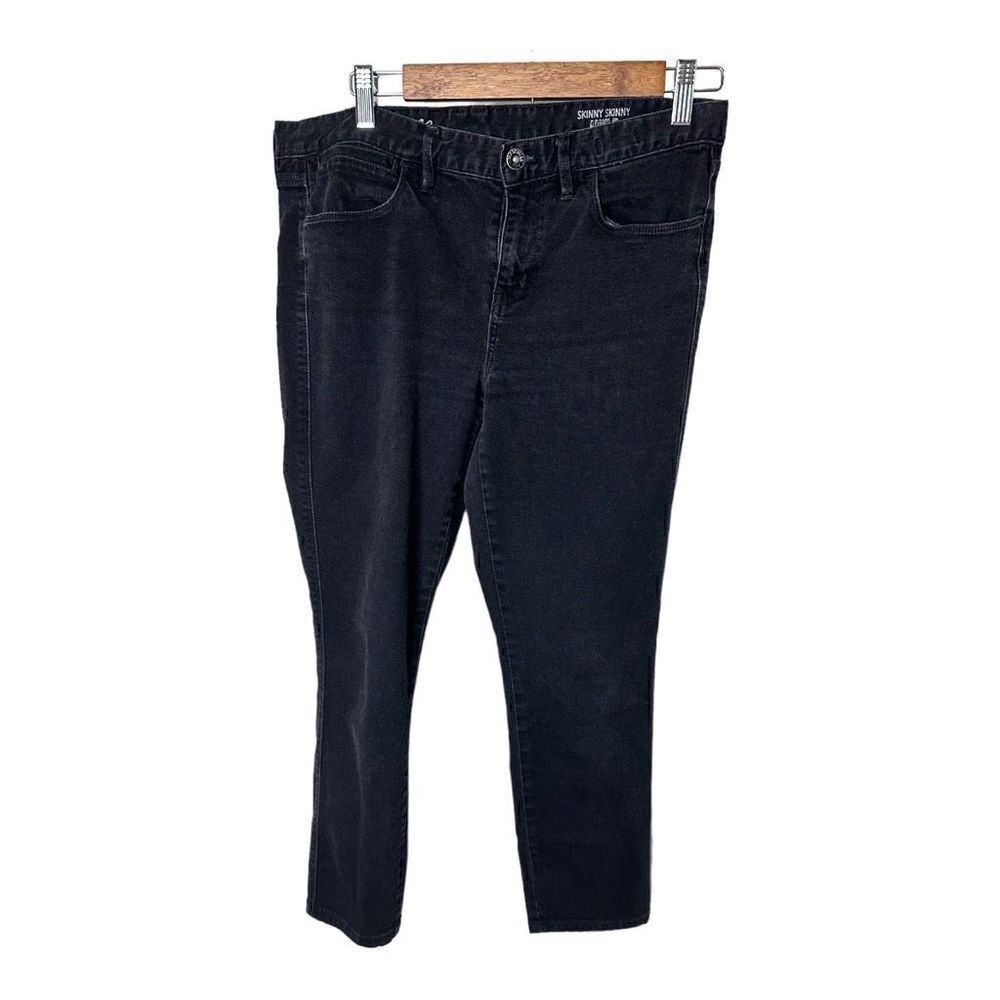 Madewell skinny skinny ankle jeans black women’s size 30
